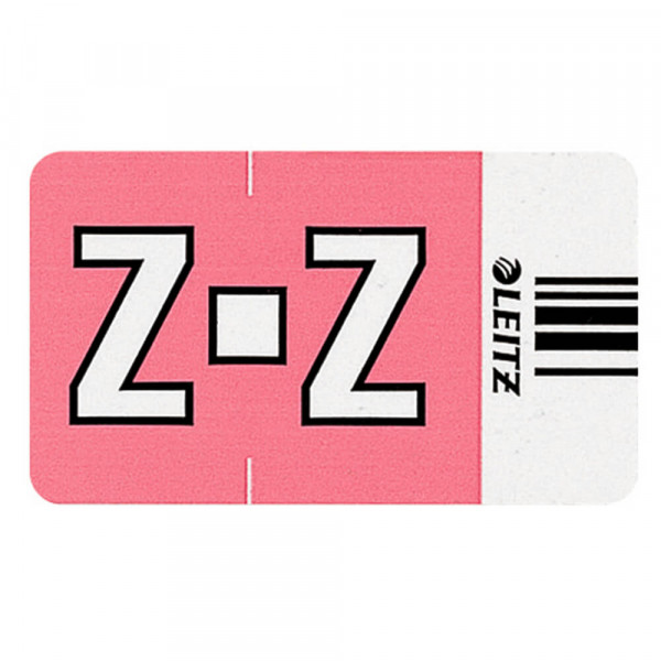 Buchstabensignale Leitz Orgacolor 6635-10, Z, rosa