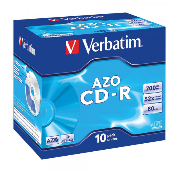 CD-R Verbatim AZO Crystal 43327