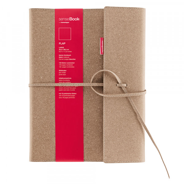 Notizbuch senseBook FLAP, A4 blanco