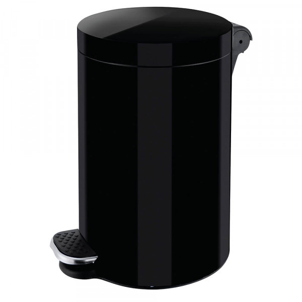 Abfallsammler Zwingo Tret-Abfallbehälter schwarz Z2300395