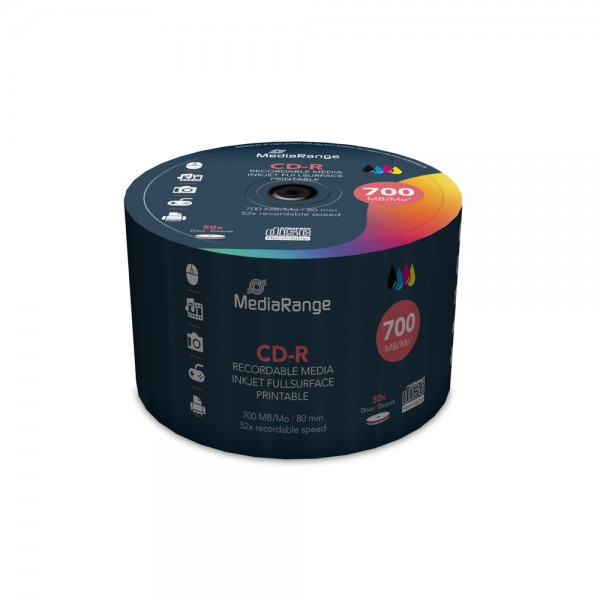 CD-R MediaRange Inkjet printable MR208