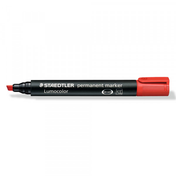 Permanentmarker Staedtler Lumocolor 350, nachfüllbar rot
