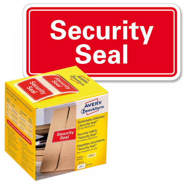 Verschlussetiketten Zweckform Sicherheitssiegel 7311 security seal