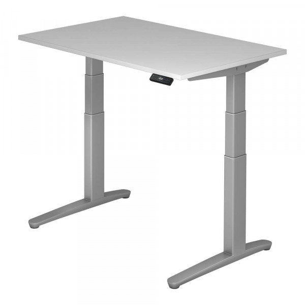Hubschreibtisch VXBHM12/x/SS grau