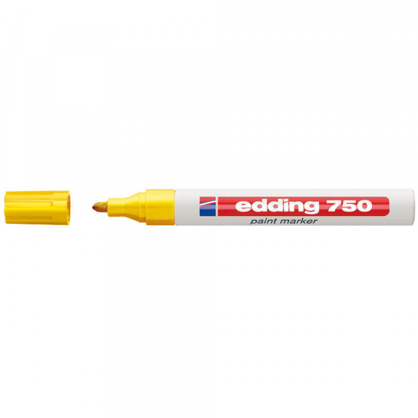 Lackmarker Edding 750, 2-4mm gelb