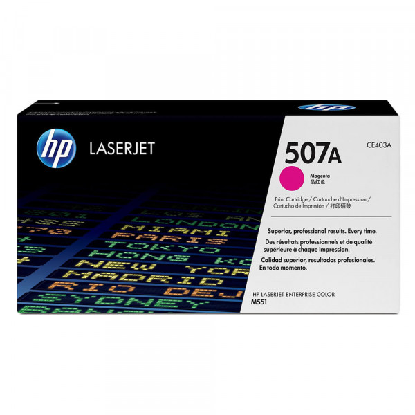 HP Lasertoner CE403A Nr. 507A