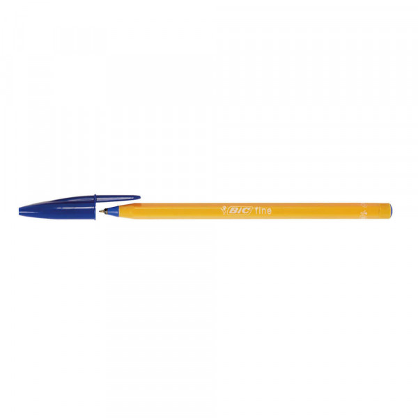 Einwegkugelschreiber BIC Orange Original fine, mit Kappe blau