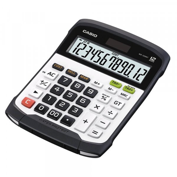 Tischrechner Casio WD-320MT abwaschbar
