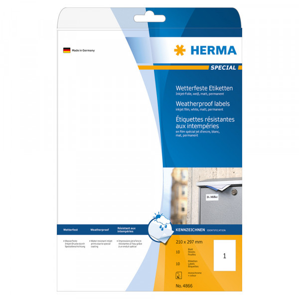 Folienetiketten Herma 4866 Verpackung