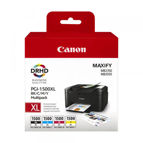 Canon Tintenpatrone PGI-1500XL BK/C/M/Y