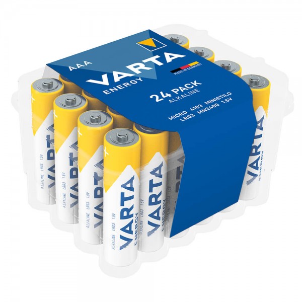 Batterien Varta Energy Micro (AAA) LR03 24 Stück