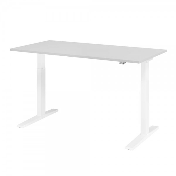 Hubschreibtisch Hammerbacher XMKA16 grau
