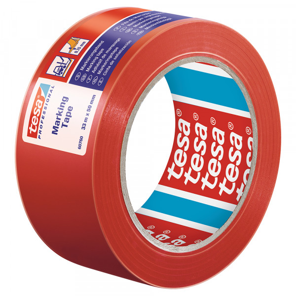 Markierungsband Tesa Professional 60760 rot