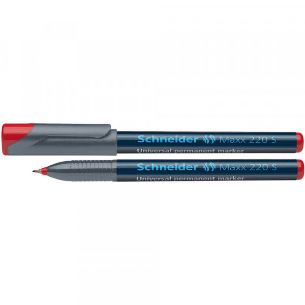 Folienschreiber Schneider Maxx 220 S, nachfüllbar rot