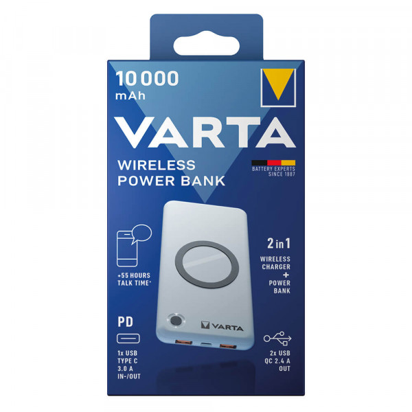 Powerbank Varta 57913 Wireless Carger Power Bank 101 111