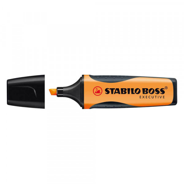 Textmarker STABILO BOSS EXECUTIVE 73, Anti-Schmier-Tinte orange