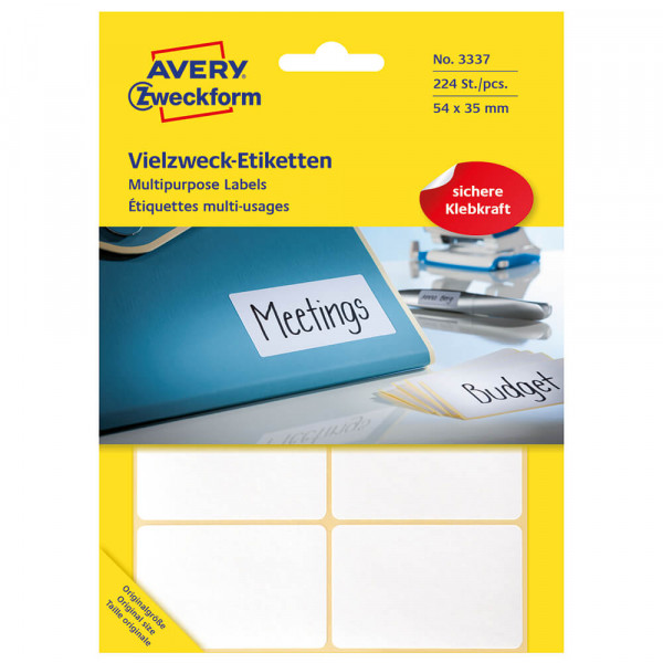 Etiketten Zweckform 3337 Verpackung