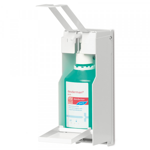 Desinfektionsmittelspender Durable 589302 Wandspender mit Beispiel Flasche