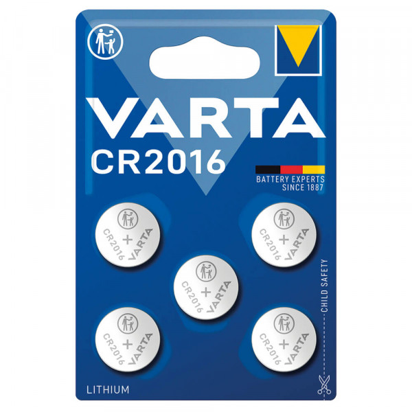 Knopfzellen Varta CR2016 Lithium Typ 2016