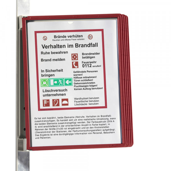 Wandhalter Durable VARIO MAGNET WALL 5 5914 rot