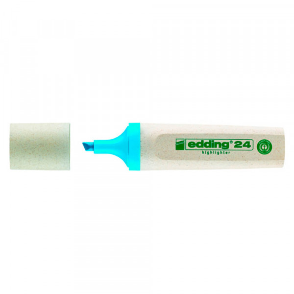 Textmarker Edding EcoLine 24, umweltfreundlich blau