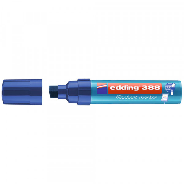 Flipchartmarker Edding 388, 4-12mm blau