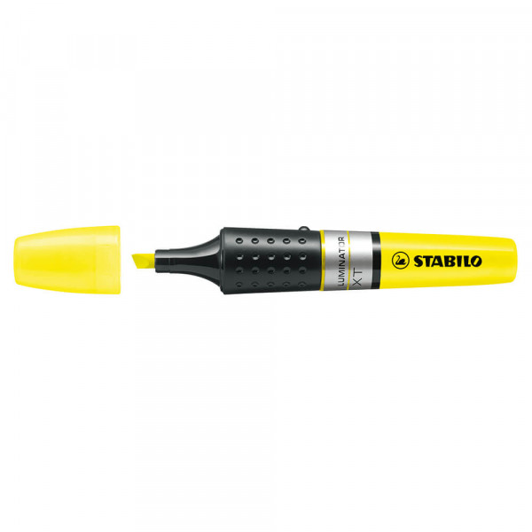 Textmarker STABILO LUMINATOR 71, 2-5mm, Füllstandsanzeige gelb