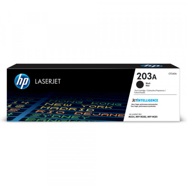 HP Lasertoner CF540A Nr. 203A