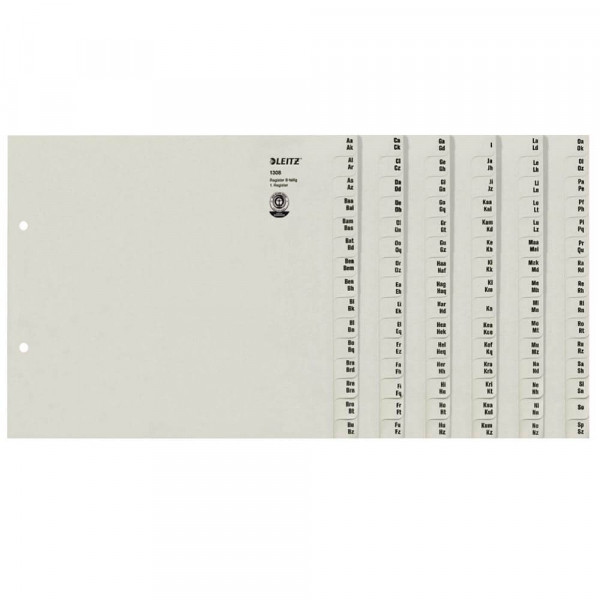 Registerserie Leitz 1308, A4, 8-teilig