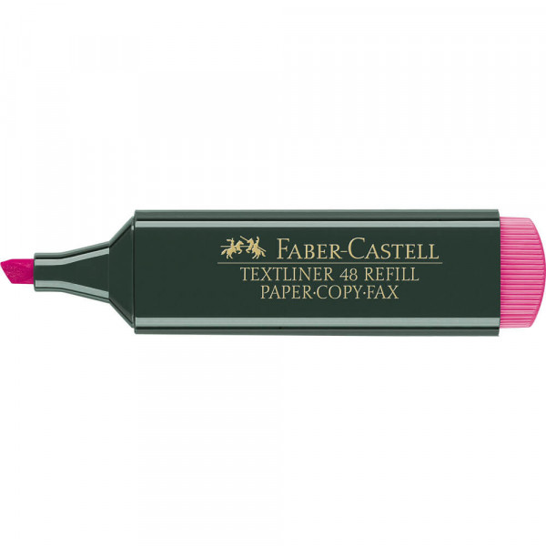 Textmarker Faber-Castell Textliner 1548, nicht schmierend rosa