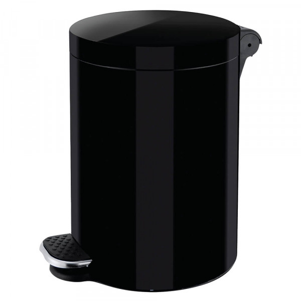 Abfallsammler Zwingo Tret-Abfallbehälter schwarz Z2300295