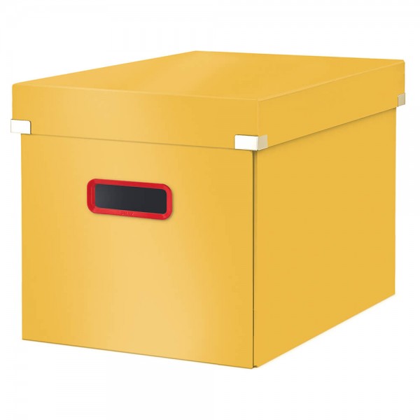 Aufbewahrungsbox Leitz Cube Click & Store Cosy 5347 gelb