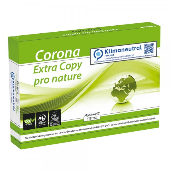 Kopierpapier Corona Extra Copy pro nature, A4