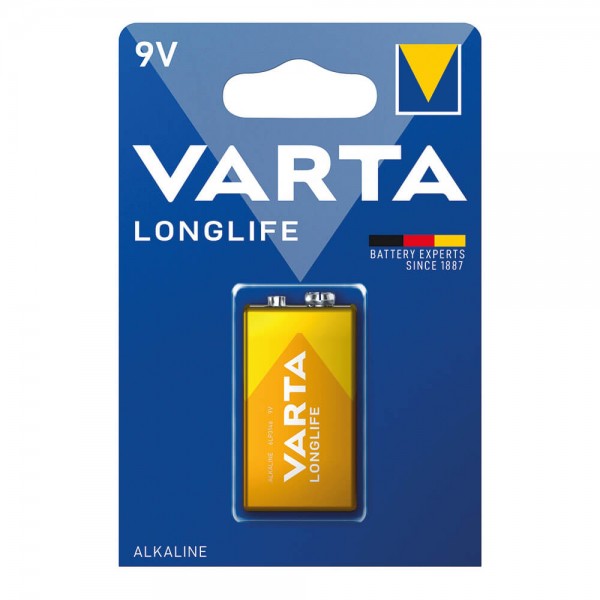 Batterien Varta Longlife E-Block (E) mit Verpackung