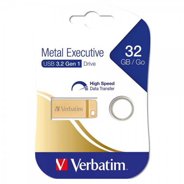 USB-Stick Verbatim Metal Executive 99105 mit Packung