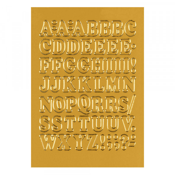 Buchstabenetiketten Herma 4183, gold