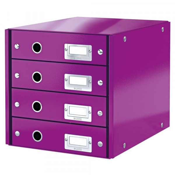 Schubladenboxen Leitz Click & Store WOW 6049 violett