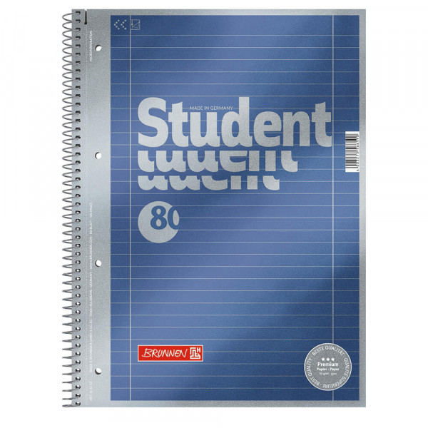 Collegeblock Brunnen Student Premium