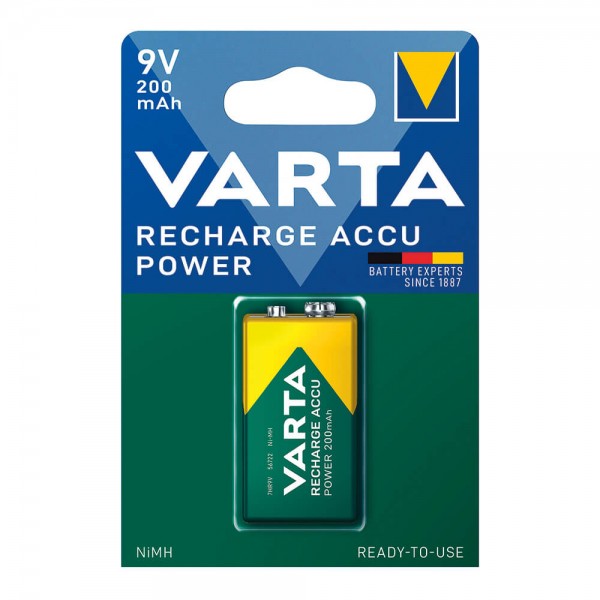 Akkus Varta Recharge Accu Power Ready2Use E-Block (E) Packung
