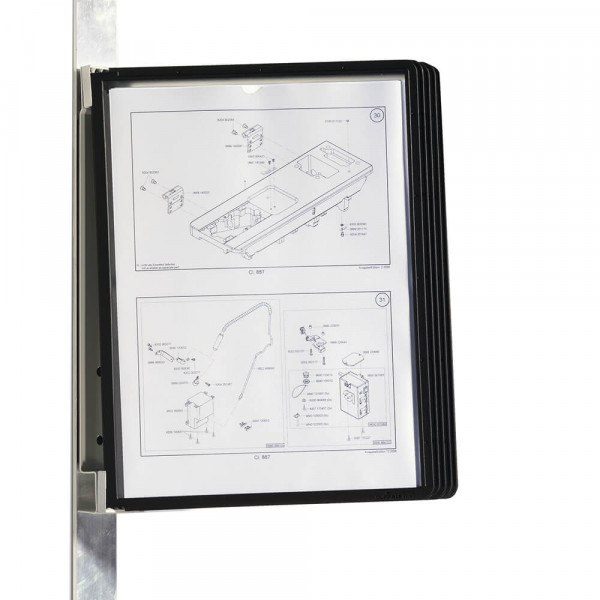 Wandhalter Durable VARIO MAGNET WALL 5 5914 schwarz