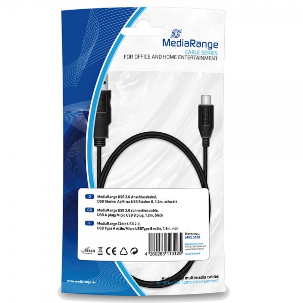 Lade- und Datenkabel MediaRange MRCS138