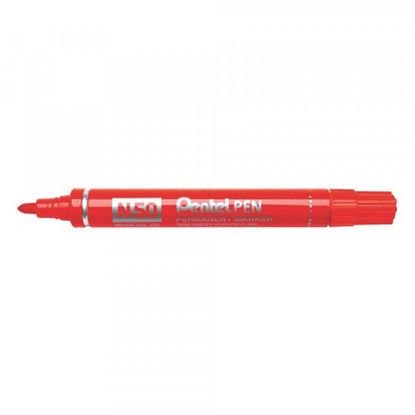 Permanentmarker Pentel N50, 2mm rot