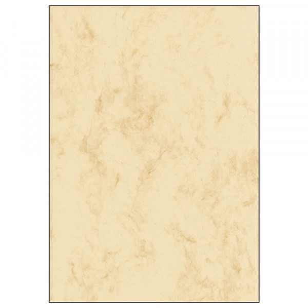 Marmorpapier Sigel DP372, beige