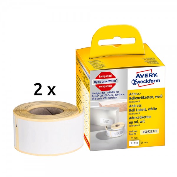 Rollen-Adressetiketten Zweckform AS0722370
