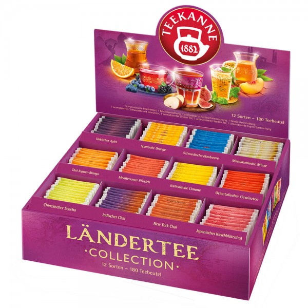 Tee Teekanne Ländertee-Collection Box