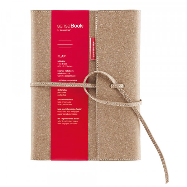 Notizbuch senseBook FLAP A5 liniert
