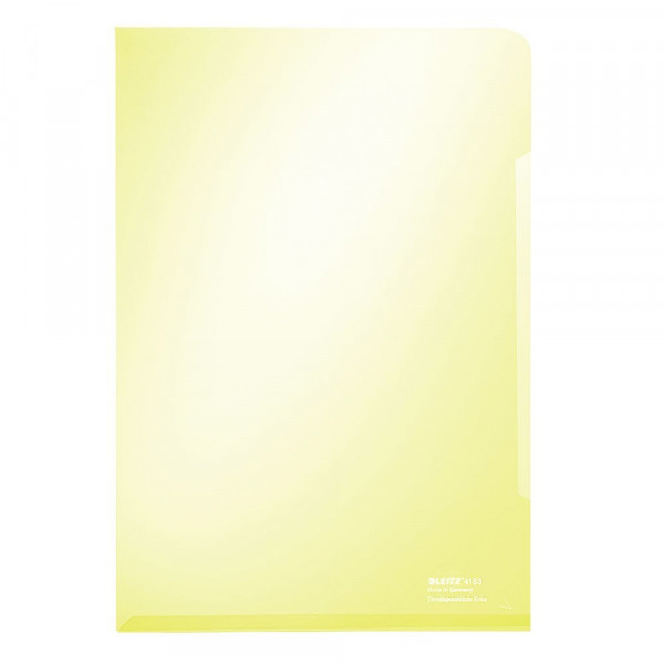 Sichthüllen Leitz Super Premium 4153, A4, PVC-Folie gelb