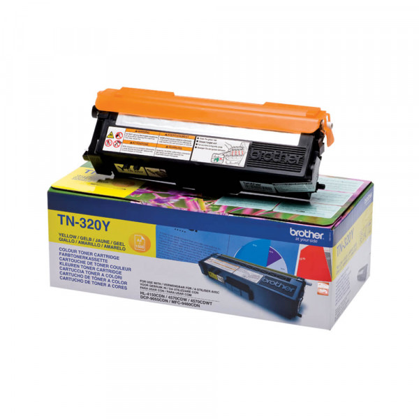 Brother Lasertoner TN-320Y