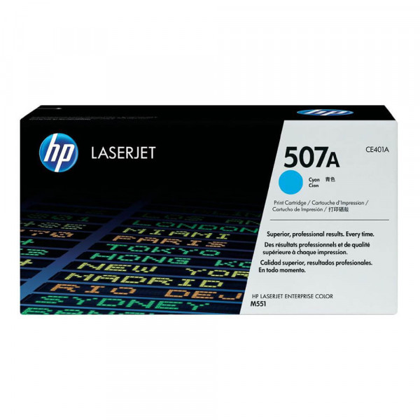 HP Lasertoner CE401A Nr. 507A