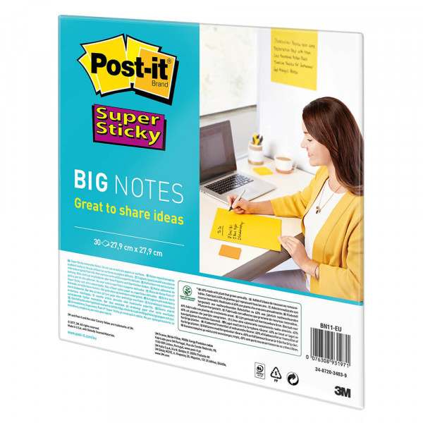 Haftnotizen Post-it Super Sticky Big Notes BN11-EU